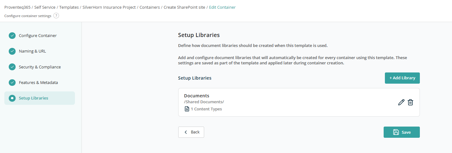 Setup libraries