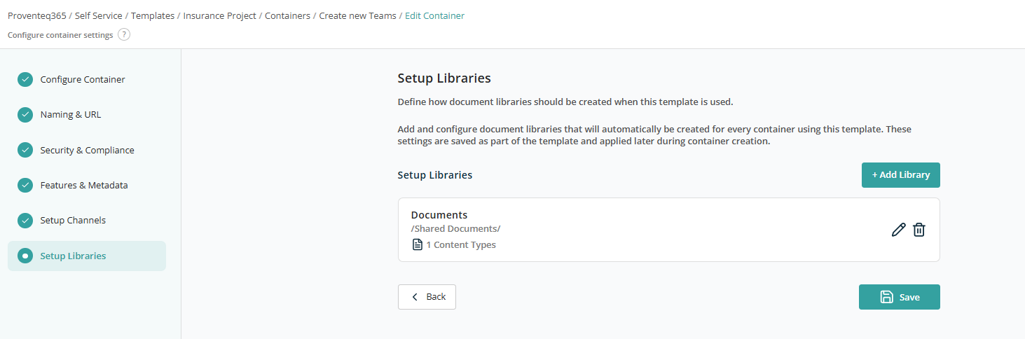 Setup libraries