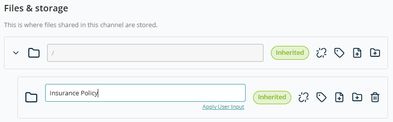 Add new folder